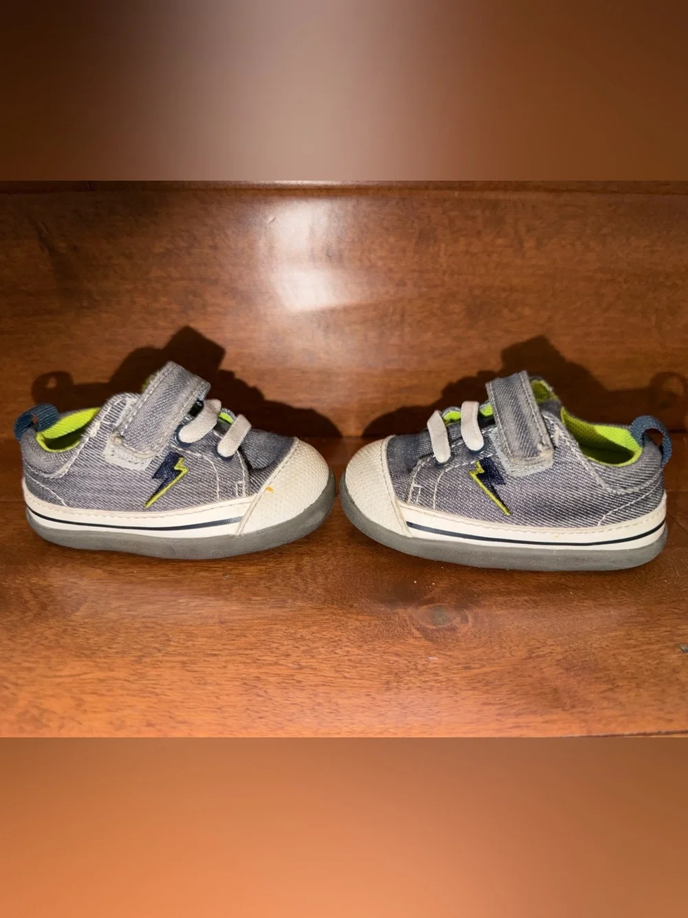 See Kai Run First Walker Canvas Sneakers in Gray